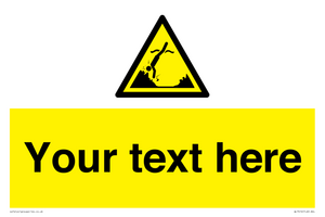 Custom Warning submerged objects